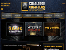 Tablet Screenshot of challengechambers.com